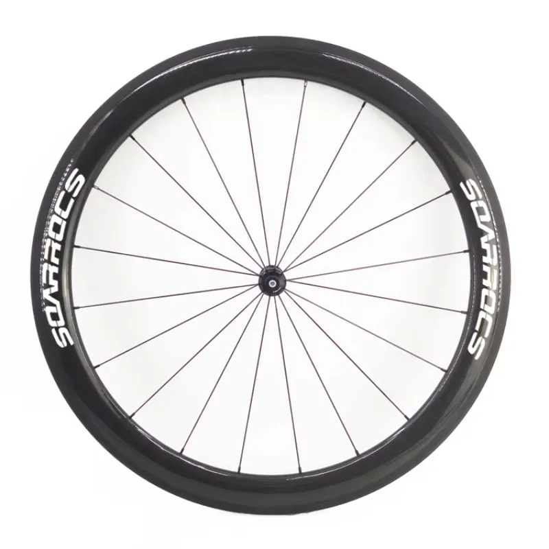 

STLF Ultralight Carbon Wheel Sale 50mm Depth 25 Wide Tubular 3K Glossy V Brake Road Bike Wheelset