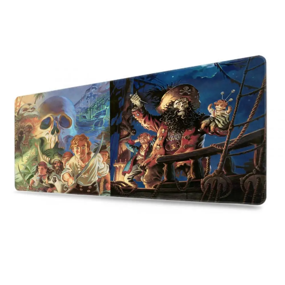 XXL main Mats Kawaii Mouse Pad M-Monkey Islands Mausepad Gamer Pads Natural Rubber Keyboard Pad Pc Extended Accessories Cabinet