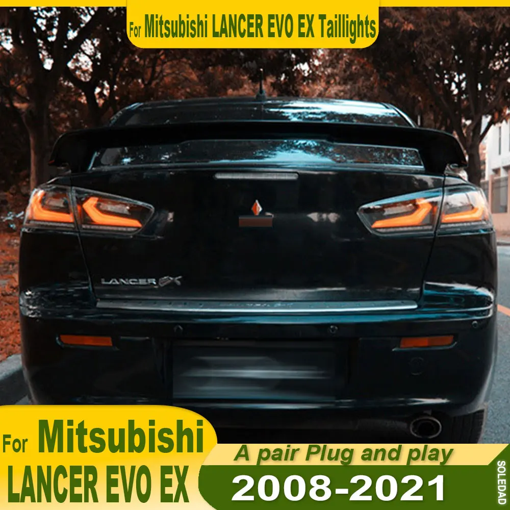 

Для Mitsubishi Lancer EVO EX 2008 2009 2010 2011 2012 2013 2014 2015 2016 2017 2018 светодиодные задние фонари в сборе последовательные задние фонари