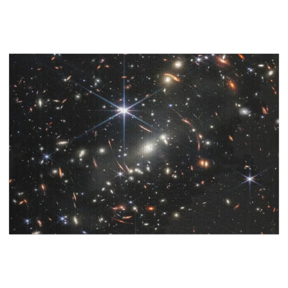 

James Webb's First Deep Field (James Webb/JWST) — space poster Jigsaw Puzzle Adult Wooden Christmas Gifts Puzzle