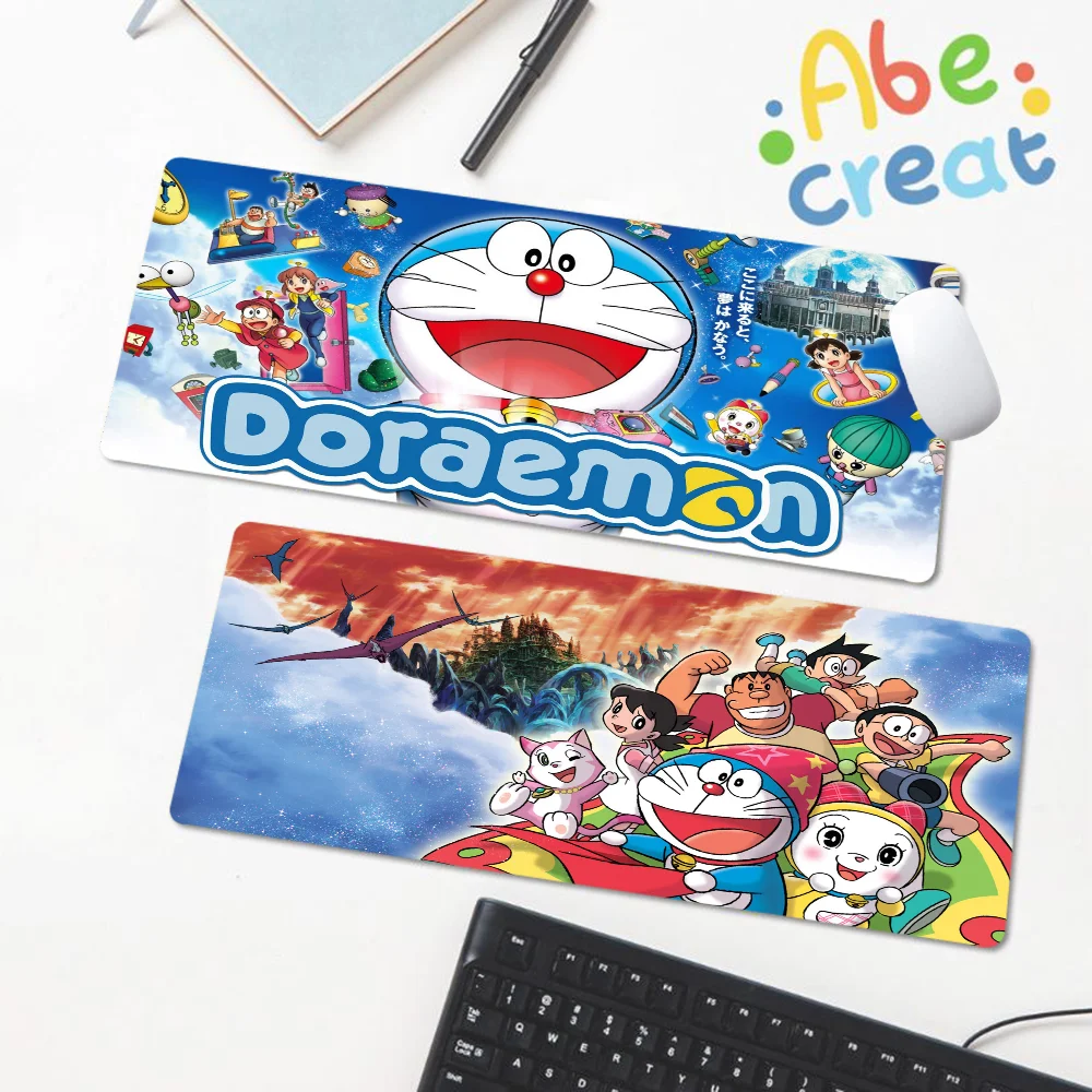 Cartoon D-Doraemons Mousepad Custom Skin Thickened Mouse Pad Oversized Gaming Keyboard Notebook Table Mat