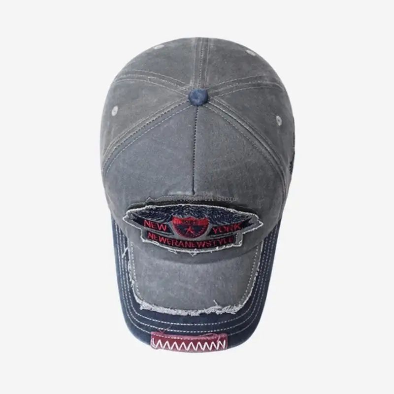  Curved Brims Cap With Layered Stitching Baseball Cap for Casual Travel Styling
