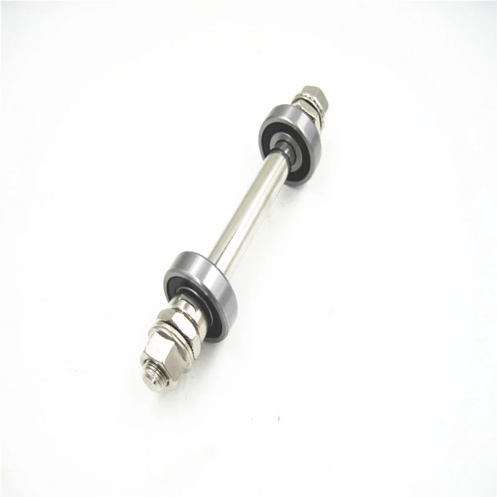 Bicycle Wheel Hub Axle Bicycle Front/rear Axle Lever Front Rear 6000 Bearing Solid Shaft Bike Repair Tool Accessories