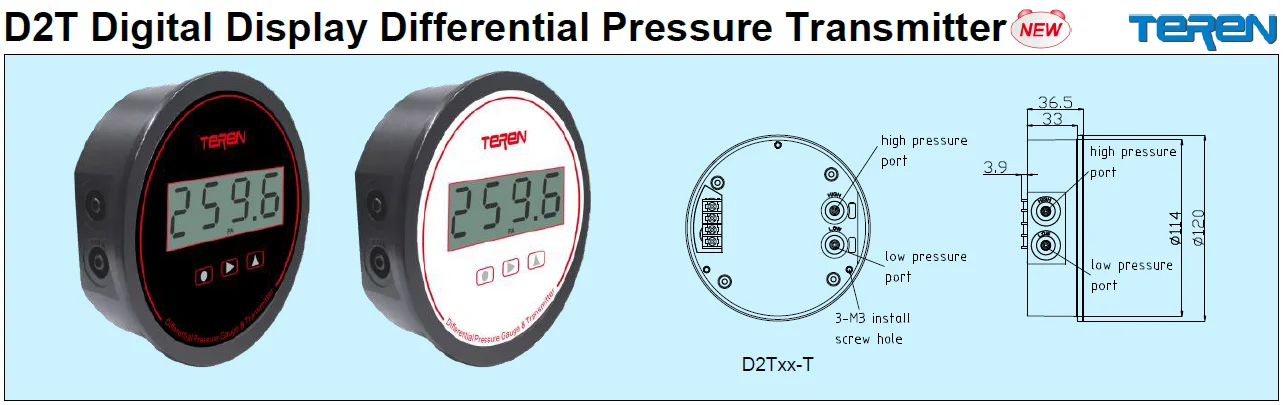 Digital Differential Air Pressure Transmitter