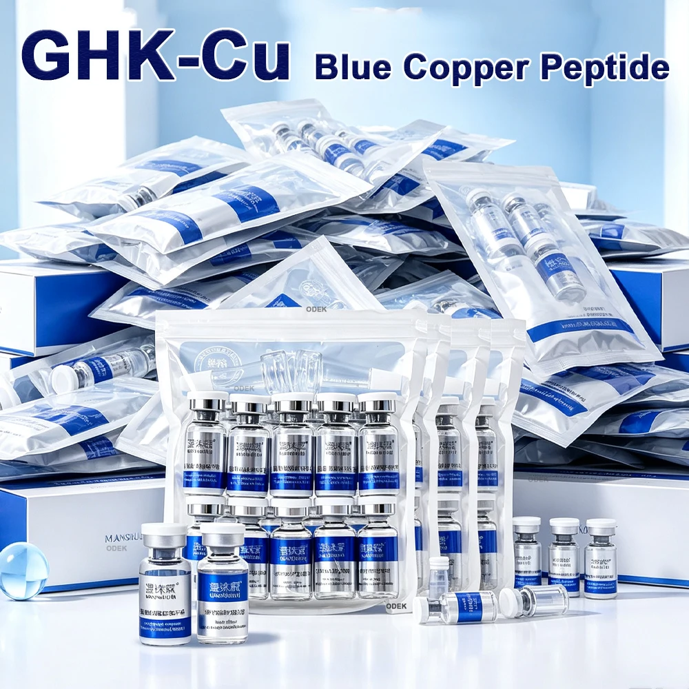 Blue Copper Freeze-Dried Powder Ampoule Serum Repair Barrier Firming Moisturizing Rejuvenating Skin Booster Serum Kit