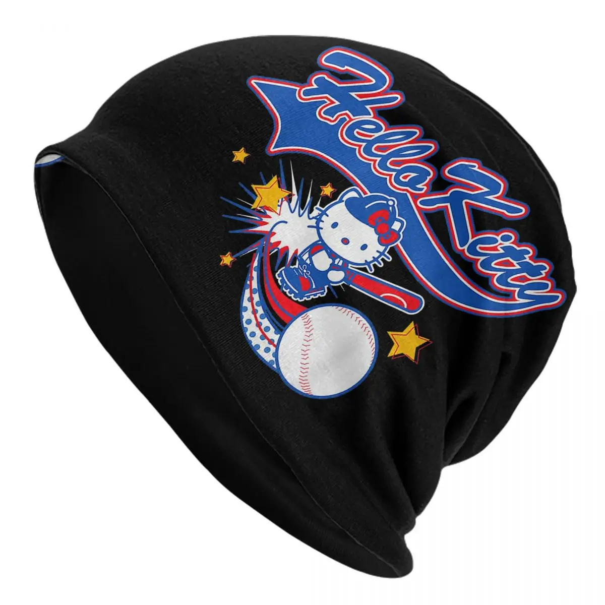 

Hello Kitty Home Run Baseball Softball Caps Casual Unisex Outdoor Skullies Beanies Hats Summer Warm Head Wrap Bonnet Hat