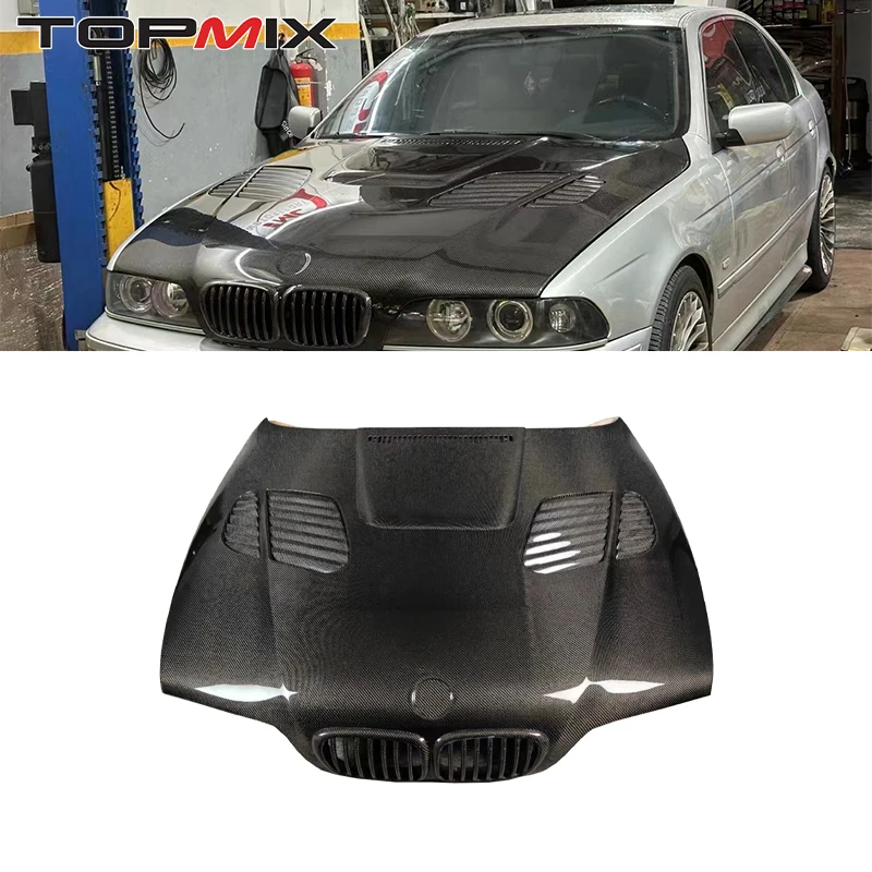 

For BMW 5 Series M5 E39 (1995-2003) CLS/GTR-Style Vented Carbon Fiber Hood (High-Quality Lightweight Body Component)