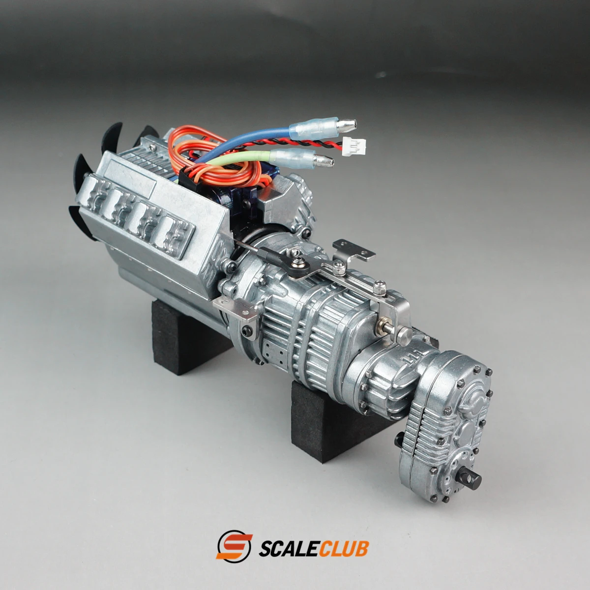 SCALECLUB 1/14 Metal 3 Speeds Gearbox For Tamiya  Lesu For Scania Man Actros Volvo Car Parts Rc Truck Trailer Tipper