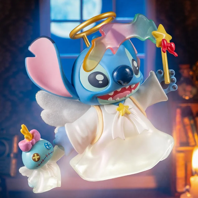 Disney stitch maluco diário série caixa cega anime figura criativa boneca ponto coleção modelo kawaii figura de ação brinquedo surpresa