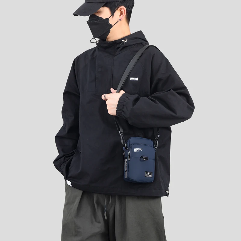 Sport-Geldbörse, Handytasche, Umhängetasche, Tasche, Gürtel, Handtasche, Geldbörse, Münzbörse, Retro-Schlüsselhalter, kleine Geldtasche – Detail 4