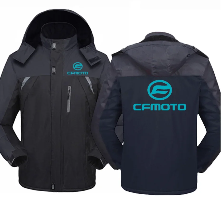 2023 New Winter CFMOTO Logo Jacket Windbreaker Waterproof Warm Outdoor Cold-Proof Mountaineering Clothing High Quality Coats