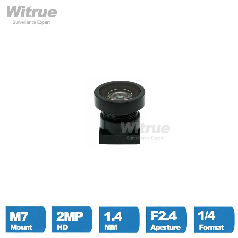 Witrue M7*P0.35 Lens HD 2MP 1.4MM 141 Degree F2.4 1/4