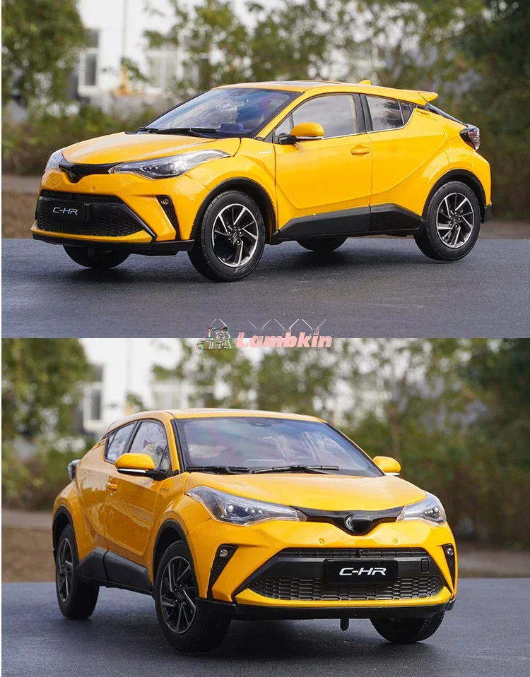 Model Decoration 1:18 For Original GAC Toyotas C-HR CHR Toyotas 2022 Simulation Alloy Car Model