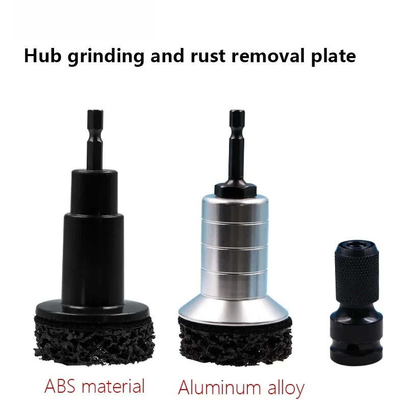 Wheel Hub Rust Removal Brush Brake Hub Surface & Stud Cleaning Maintenance Kit Brake Disc Rust Removal Tool for Hub Rotor Wheel