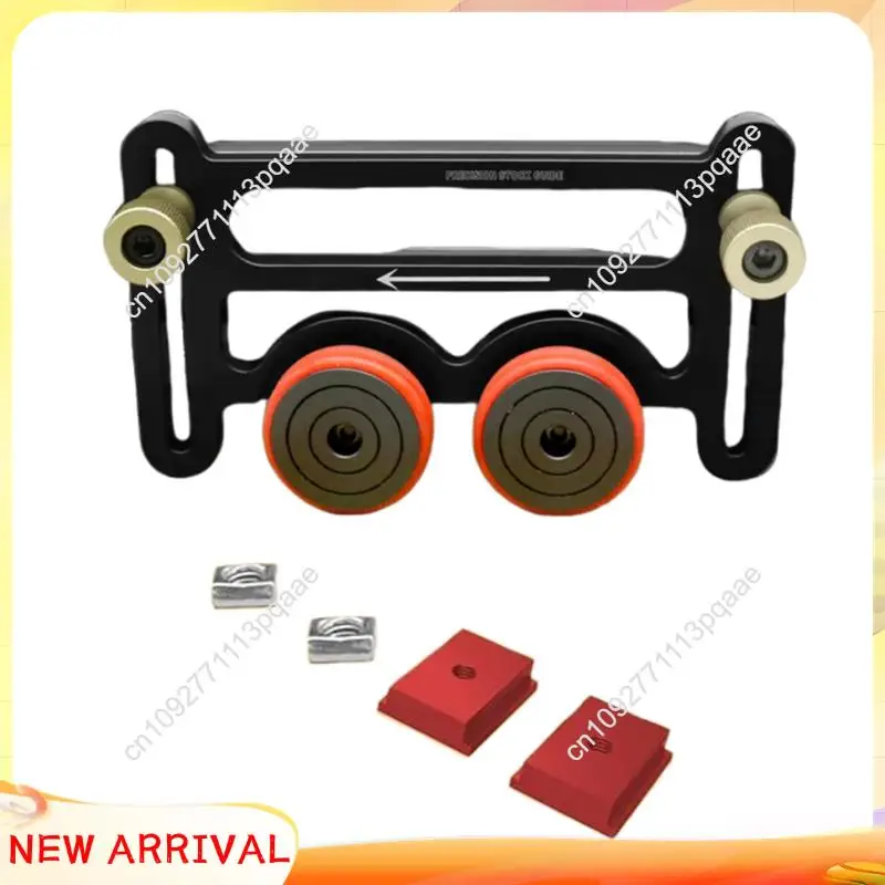 

N84R Прецизионная направляющая настольная пила Универсальный вспомогательный инструмент с раздвижным блоком Деревообработка Двойной подшипник колеса Ролик