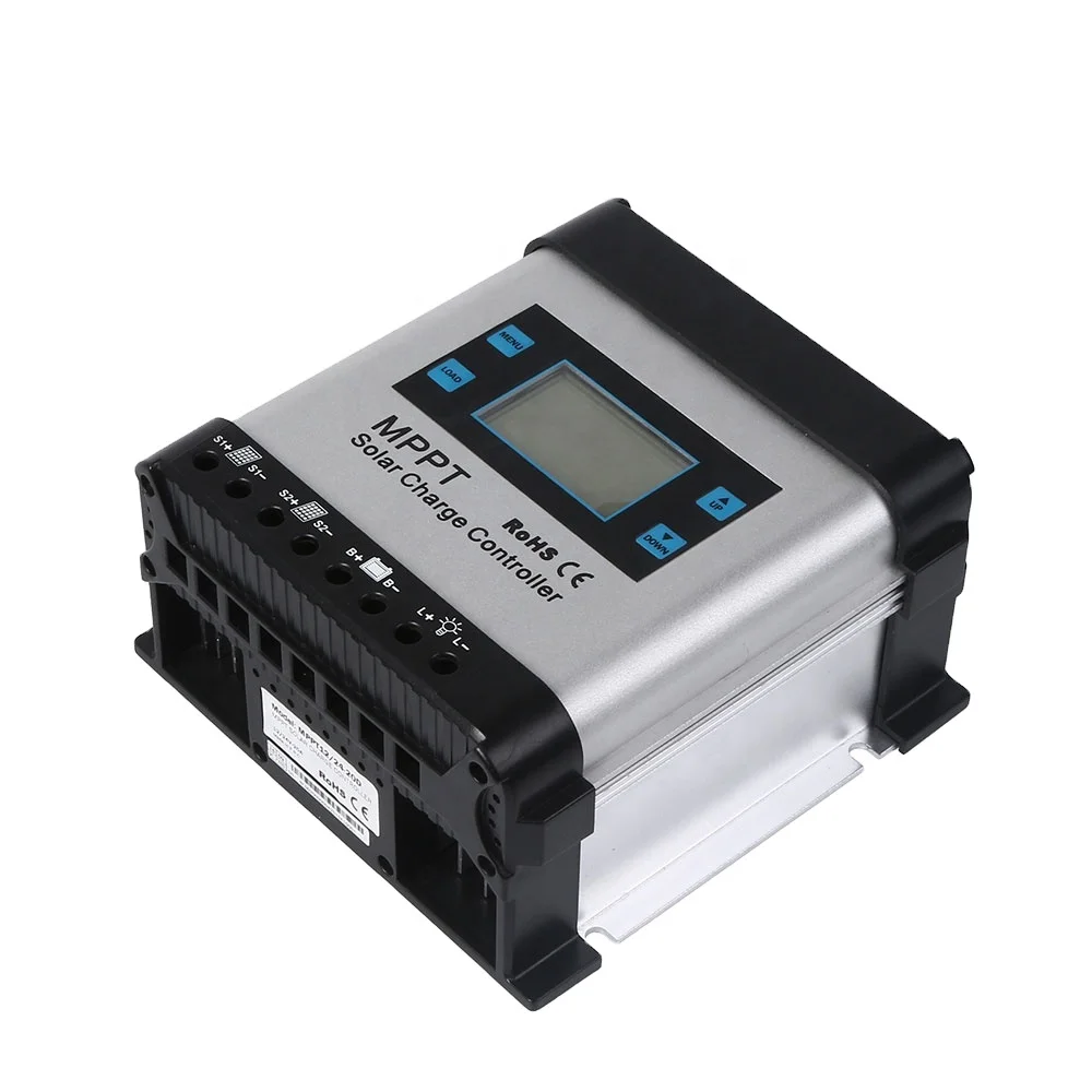 30A MPPT Solar Charge Controller 12V 24V Intelligent PV Battery Regulator For Home Solar Panel System Emergency Power Supply
