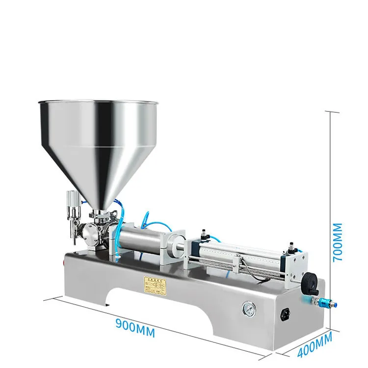 

FILLING AUTO High Viscous Liquid Filling Machine For Thick Liquid Piston Paste Filler Machine