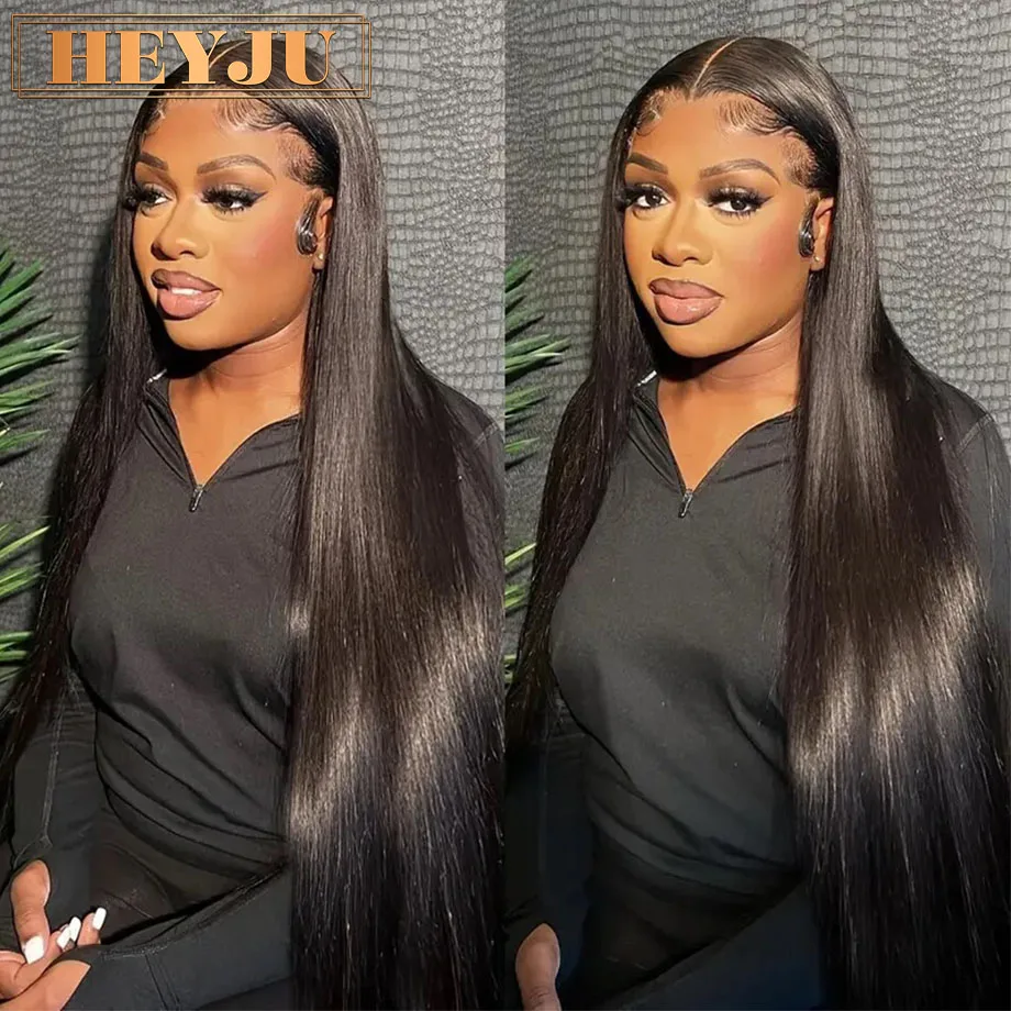 Straight Human Hair Lace Frontal Wig HD Lace Wig 13x6 Human Hair 13x4 Transparent Front Wig Brazilian Glueless Wigs For Women