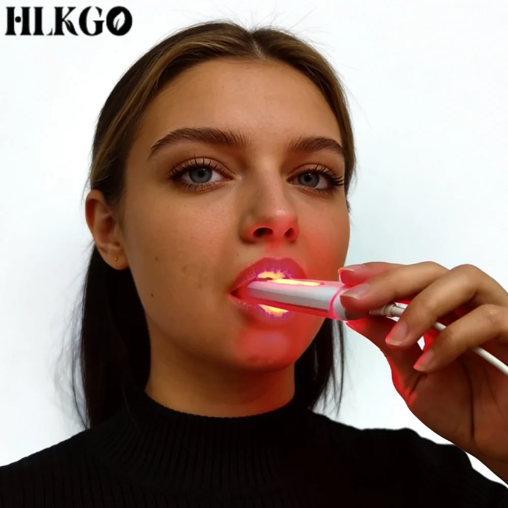 

Facial Rejuvenation Infrared Lip Device, Targeted Phototherapy for Upper Lip Wrinkles, Smile Line Improvement and Comfort