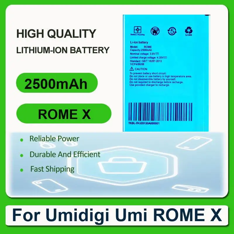 Аккумулятор для Umidigi Umi BISON 2 Pro X10 LONDON X10S X10G Diamond X Fair ROME SUPER Max Power 5