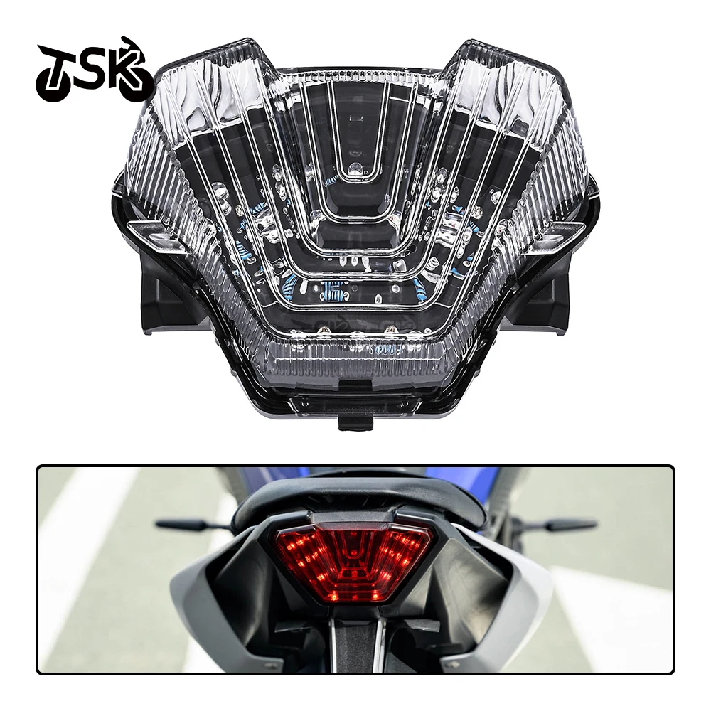 Feux arrière, feux de freinage, clignotants intégrés à LED pour Yamaha MT-07 MT07 2018 2019 2020 2021 2022 2023 2024
