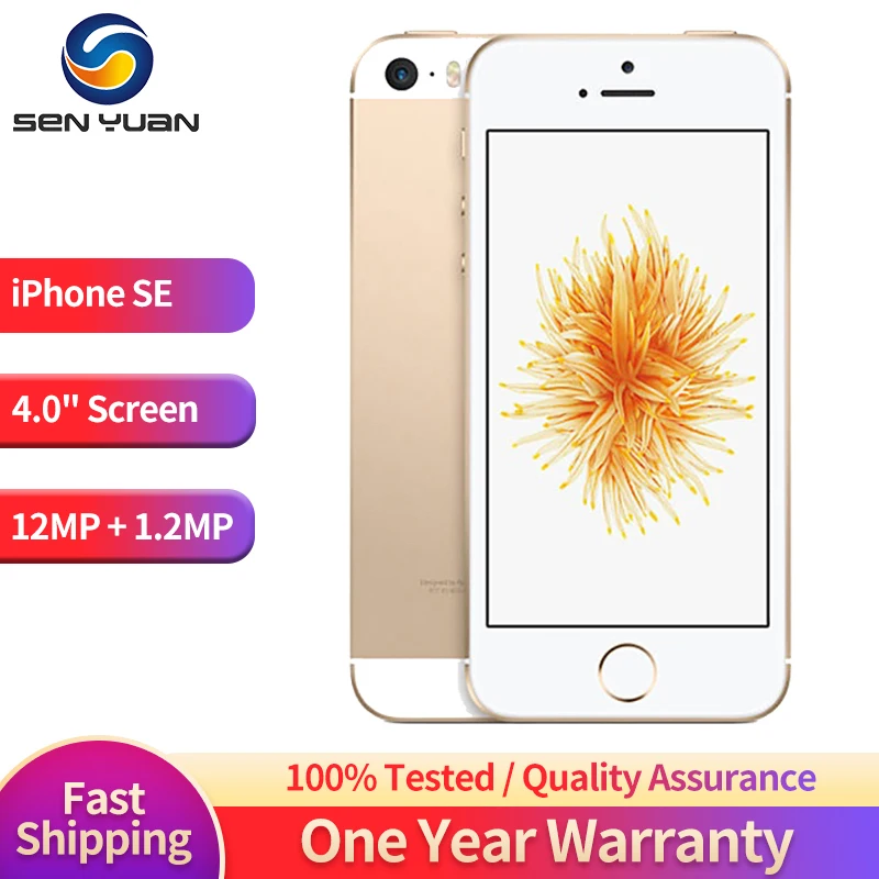 

Original Apple iPhone SE 4G LTE Smartphone 2GB RAM 16/64GB/128GB ROM Touch ID Mobile Phone