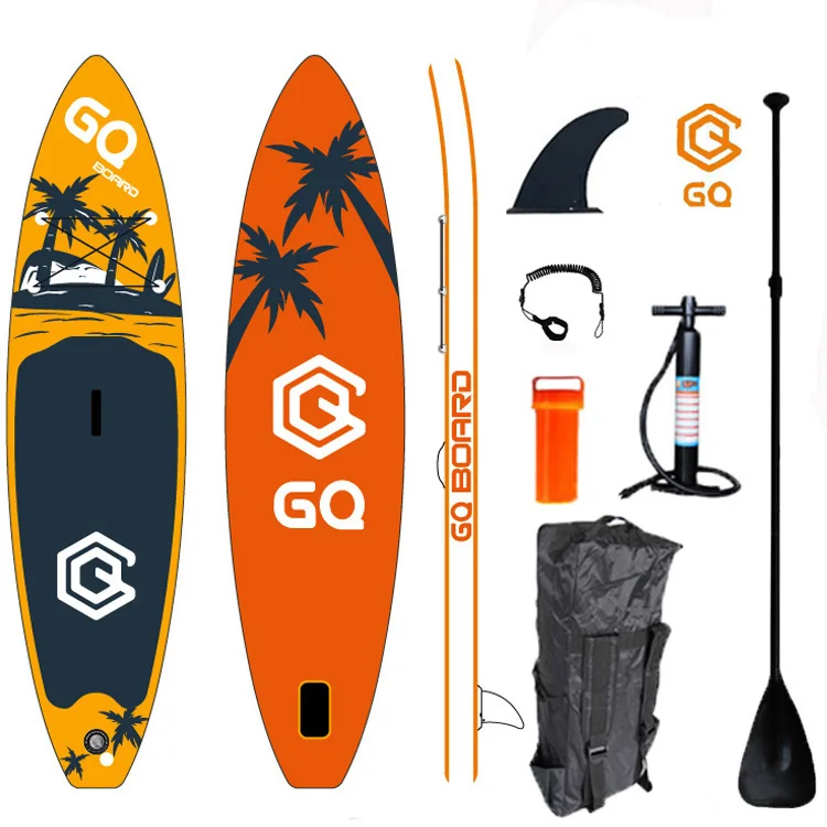 

BSCI Factory Wholesale Cheap Stand up Paddle Board Inflatable Isup GQ Board Soft Top Board with Six Accessories