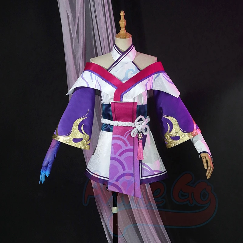 

Gaun Kostum Косплей Игра LOL Soraka Spirit Blossom Серagam Wanita Seksi C07297