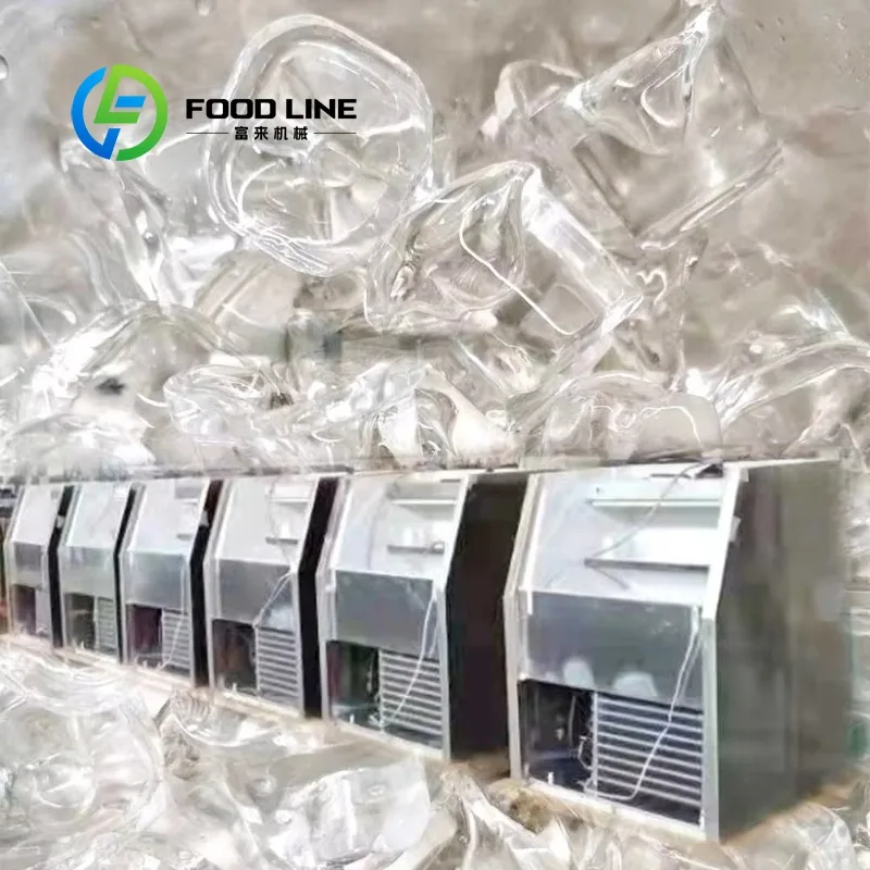 

Customized Automatic Commercial Ice Block Cube Making Machine for Cold Drink Shop Beverage Store Commercial Catering Use