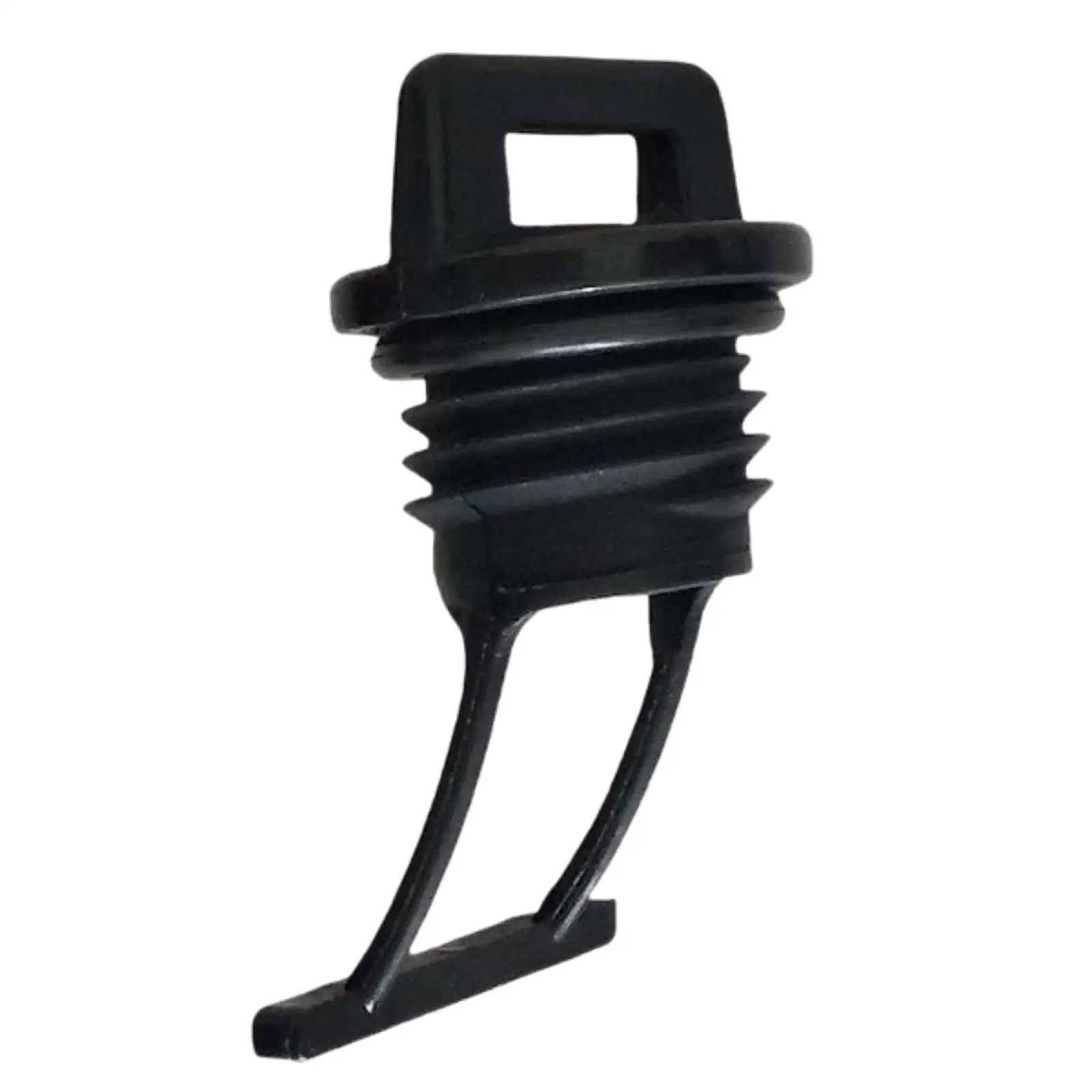 Kayak Drain Plug Replacement Nylon Black Threaded Hull Plug Compact 5.4 Cm for Boats and Canoes