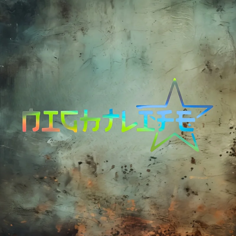 

1 шт. наклейка на автомобиль Nightlife JDM Star - креативная виниловая наклейка для окна и кузова автомобиля, 7,87-22,44 дюйма