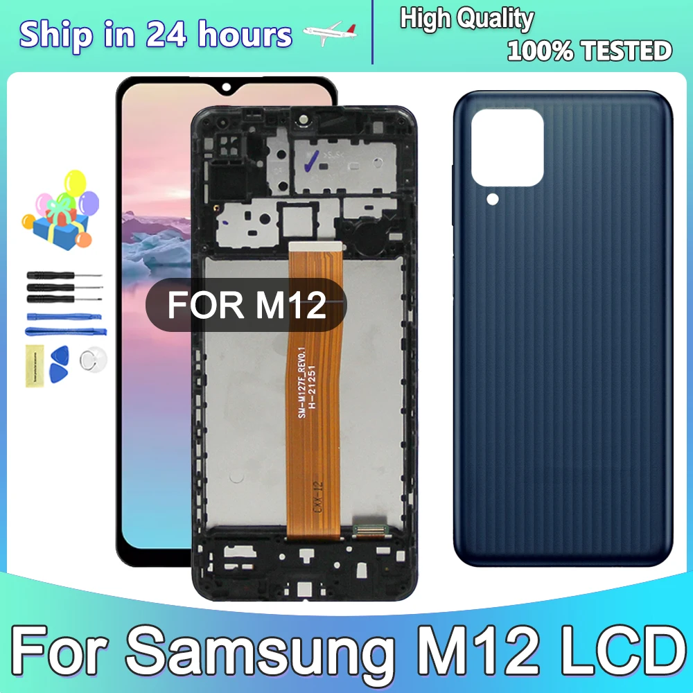 

6.5" For Samsung M12 LCD M127 M127F M127M LCD Display Touch Screen Digitizer For Samsung M127 LCD Display Repairment