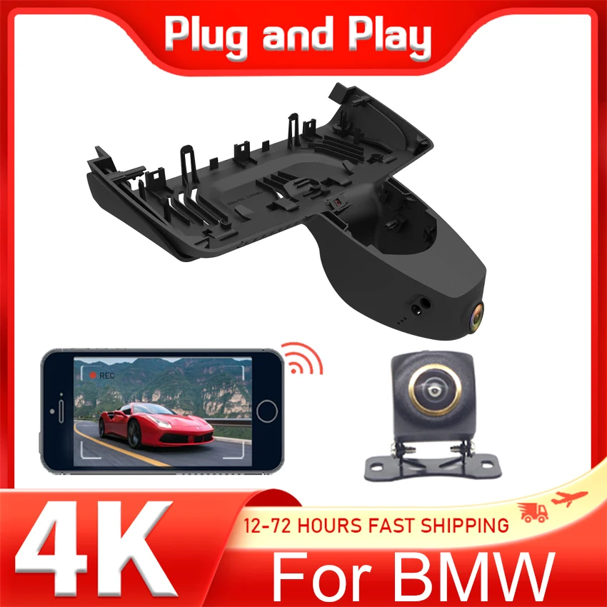 

4K Dash Cam for BMW X6 G06 F16 (3rd Gen) 2020 2021 2022 2023,OEM Style Car DVR Camera, Plug and Play Video Recorde, Night Vision