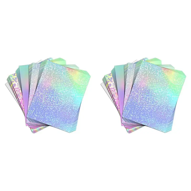 A60Z48 Sheets Vinyl Sticker Paper For Inkjet Printer - Printable Glossy Sticker Paper And Holographic Laminate Sheetsmay