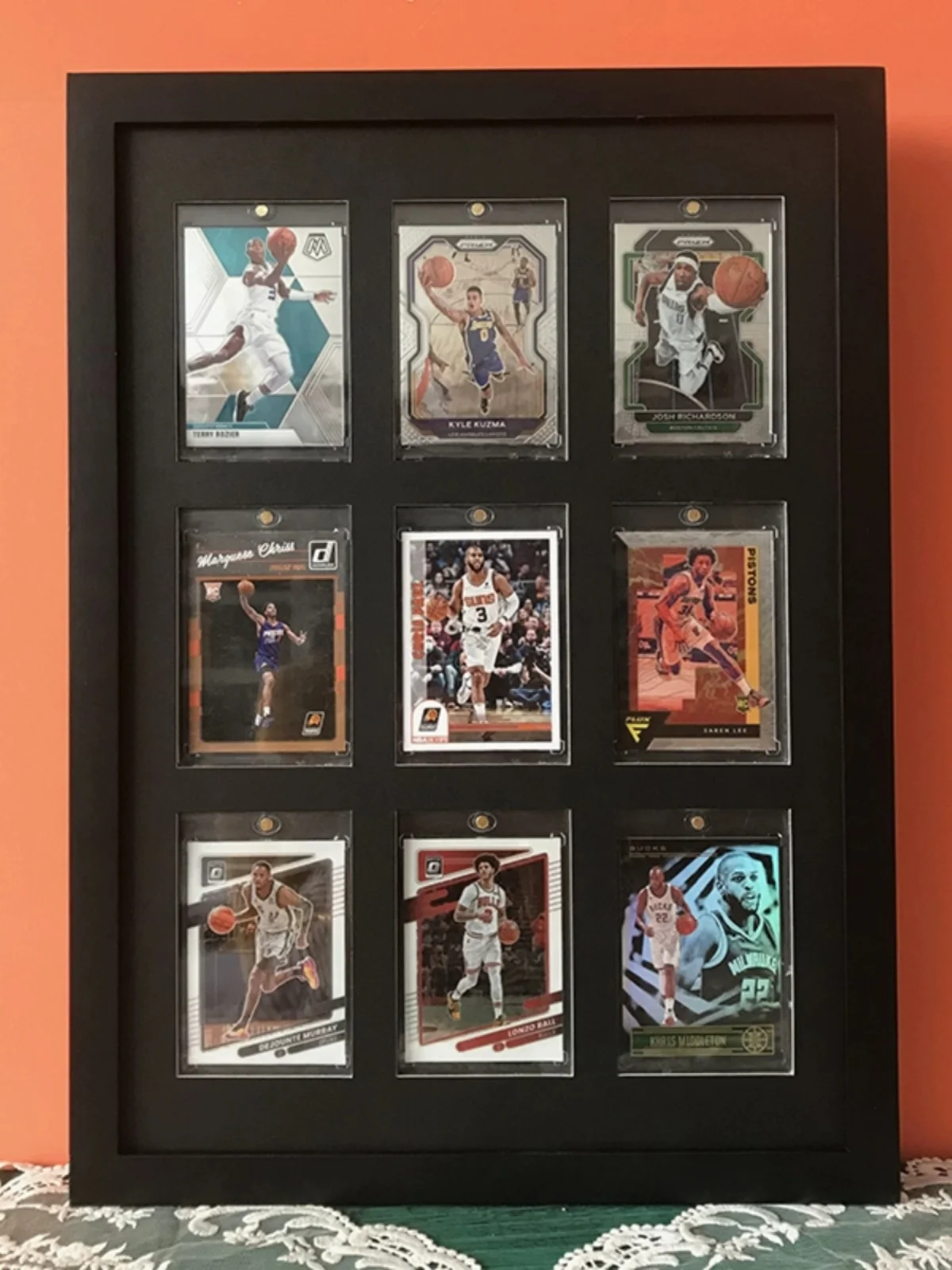 Modern Simple Basketball  Star Card Display Frame Game Card Storage Photo Frame Brick Card Frame Long Rectangle