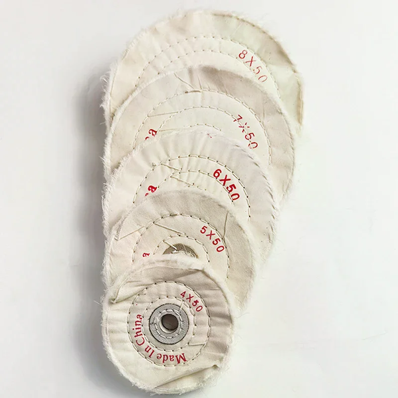 

Cloth Buffing Polishing Wheel Arbor Buffer Polish Grinder Pad Mat White Grinding Sanding Head Abrasive Buffing Wheel 75-200mm