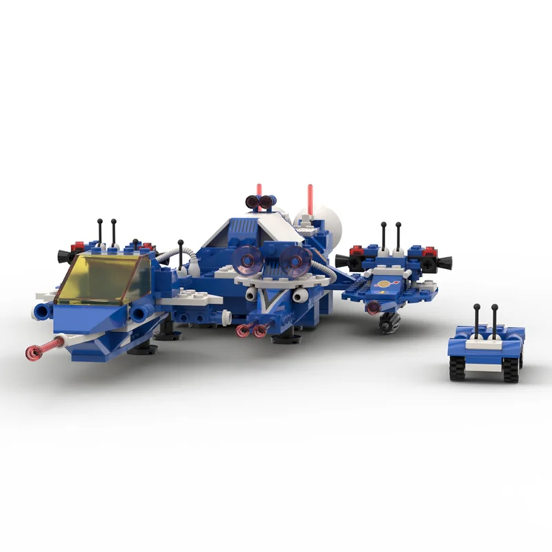 304pcs MOC Space Classic Space Nebulark Freighter Model Building Blocks Christmas Gift Idea Brick Display Collection Education