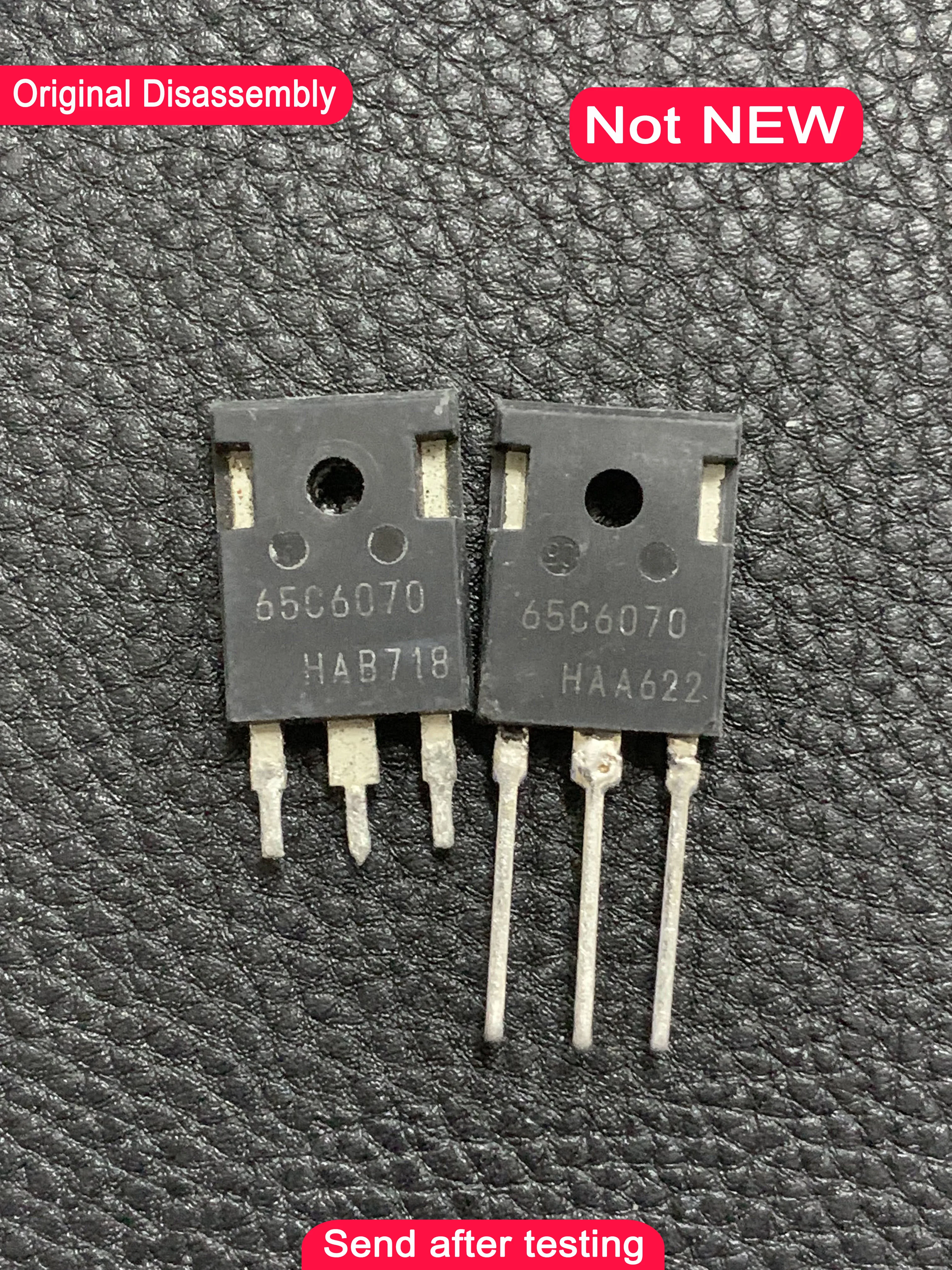 Used 10pcs 60C7040 65C6070 6R070P6 6R099P6 IPW60R099P6 IPW60R099C6 IPW60R070P6 IPW60R040C7 Original disassembly