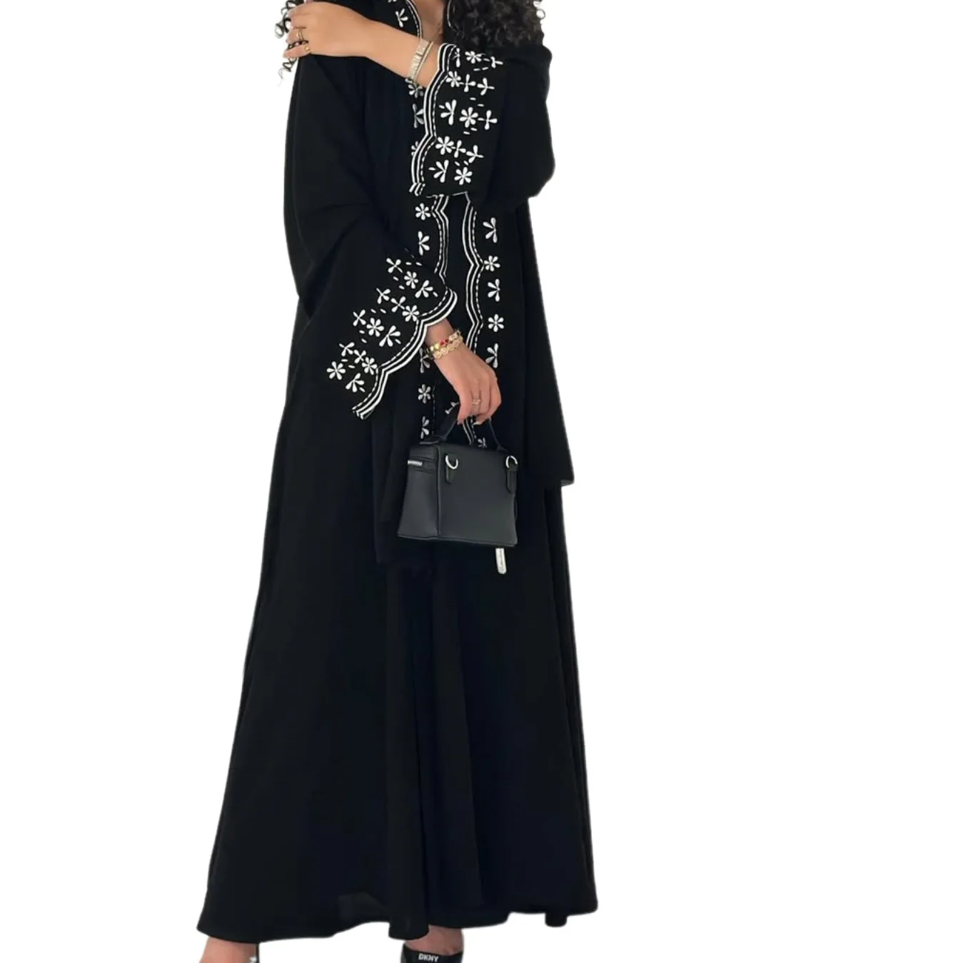 

Fashion Dubai Abaya Dress with Hijab Eid Middle Eastern Muslim Women Modest Cardigan Islamic Clothing Party Oufit Turkey Kaftan