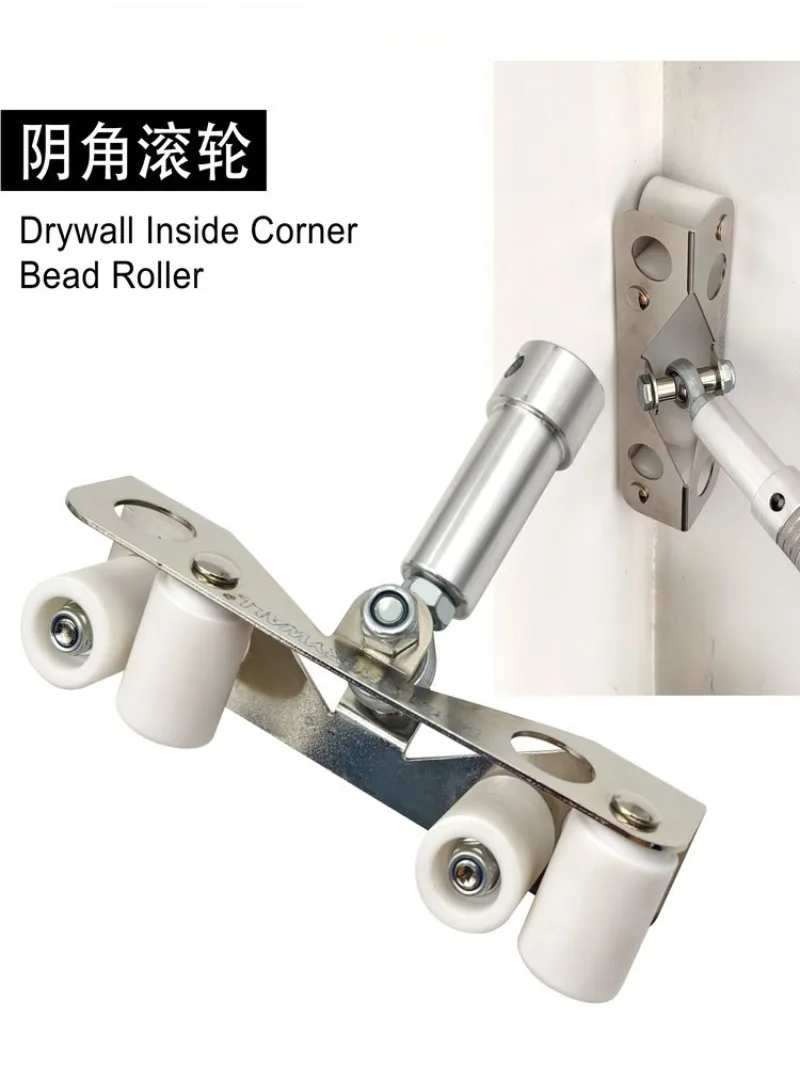 High Efficiency Drywall Inside Corner Bead Roller Handheld Construction Tool Part for Interior Wall Plastering Work