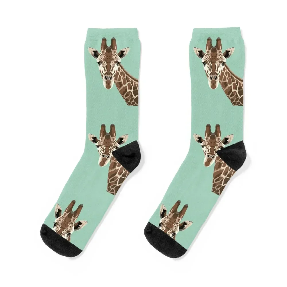 

Giraffe portrait Socks fashionable Heating sock Woman Socks Men's