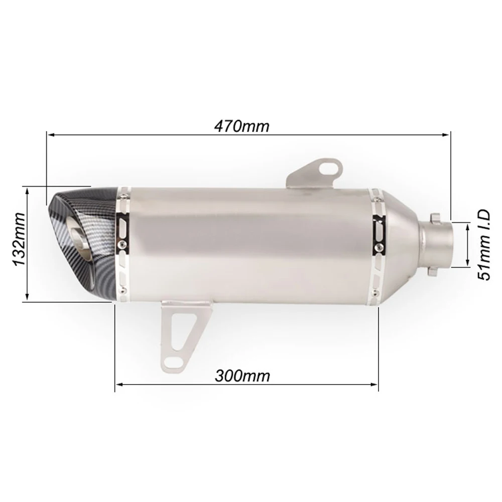 Motorcycle Modified Exhaust For YAMAHA XMAX250 Exhaust Pipe Front Section XMAX300 Modified Scorpio Exhaust Pipe XMAX