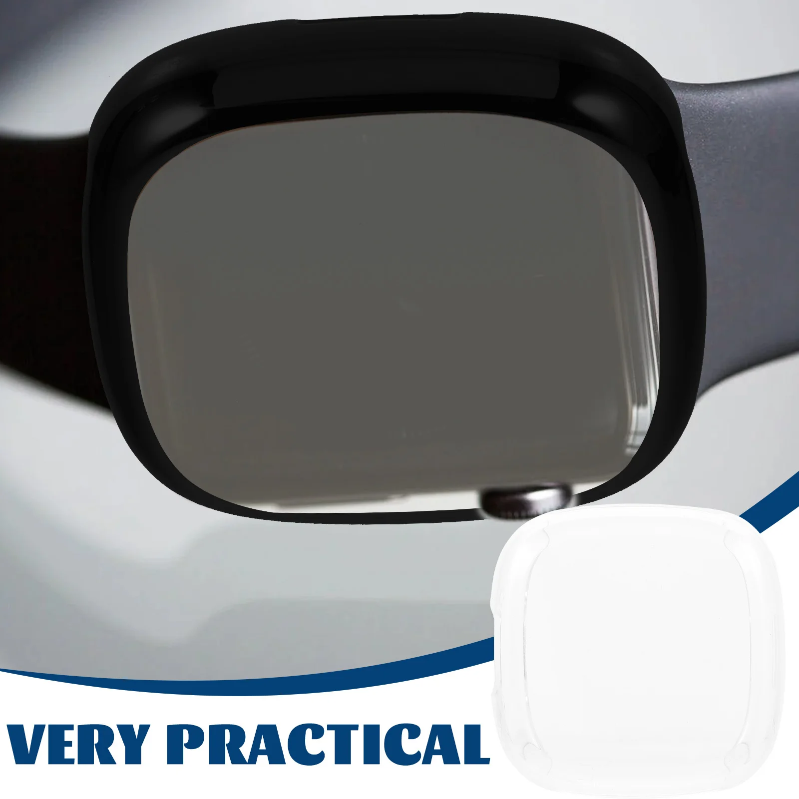 

4Pcs Tpu Watch Protector Case Compatible with Fitbit 4 Sense 2 Transparent Anti-Shock Detachable Cover Professional Watch