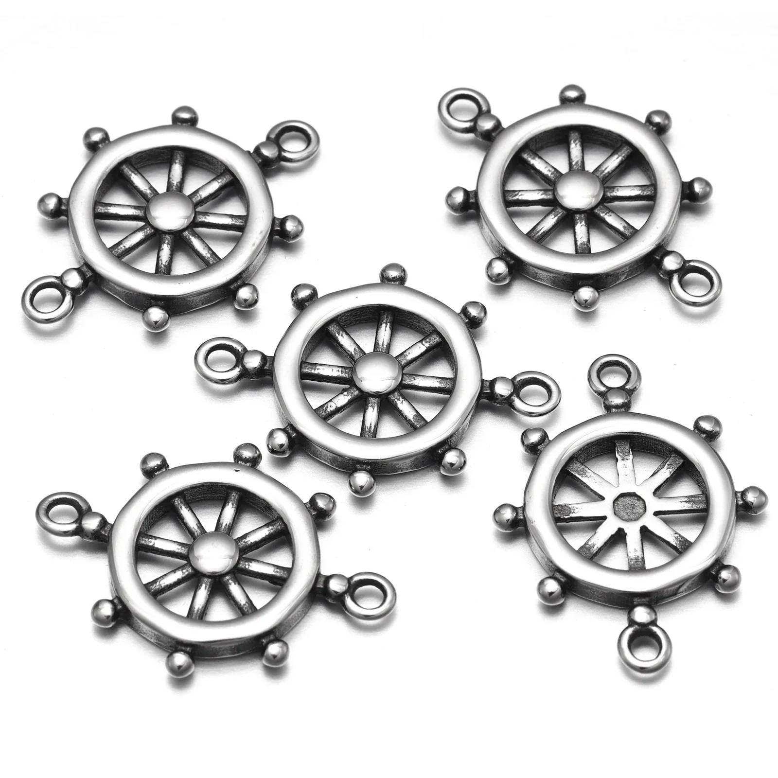 Złącze kotwicy ze stali nierdzewnej Charms 1.5mm otwór na bransoletkę DIY komponenty do wyrobu biżuterii złącza komponentów — zdjęcie 5