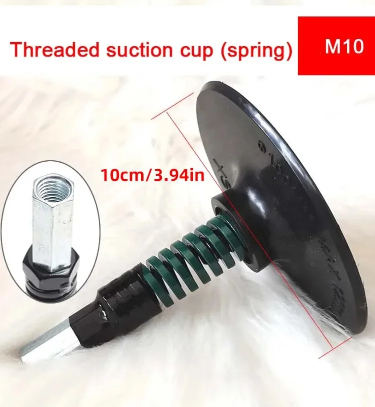 3XLR Black Silver Suction Cup Black Suction Cup Adapter for Telescopic Linear Actuator Reciprocating Linear Actuator Parts