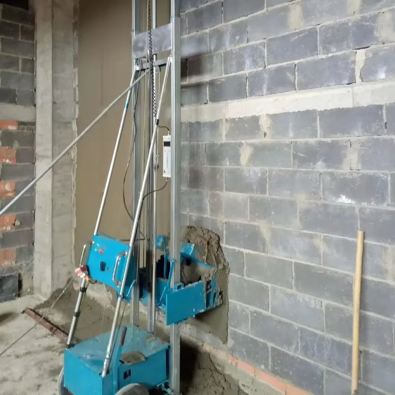 Automatic Wall Plastering Machine for Indoor/Outdoor Use 3m/5m Plaster Height 220/380V High Efficiency 400 M/8h Capacity