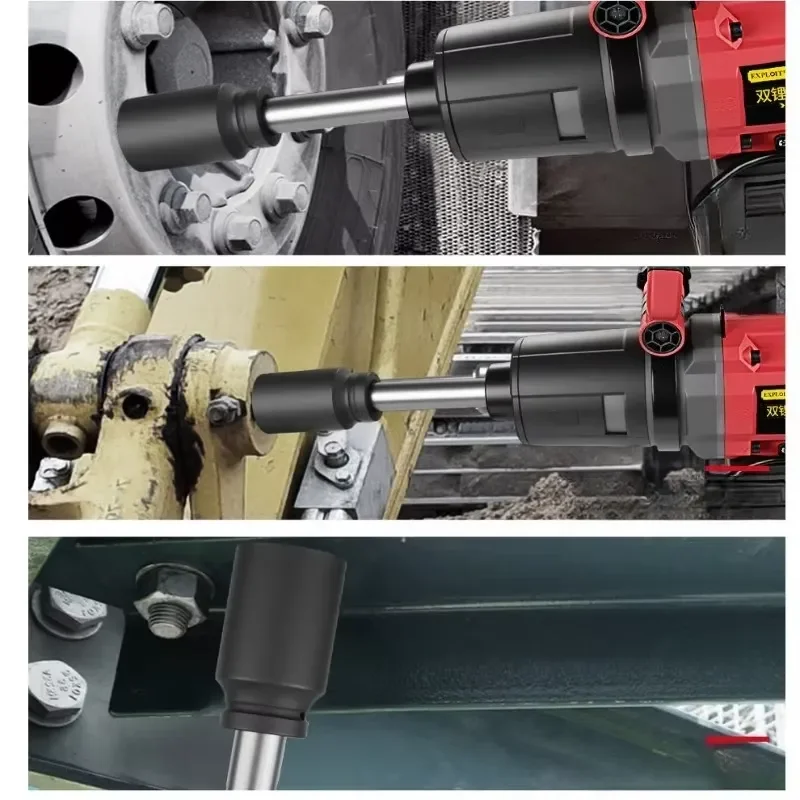 

2500N high torque double lithium battery impact wrench 21V high power lithium battery large capacity lithium battery repair