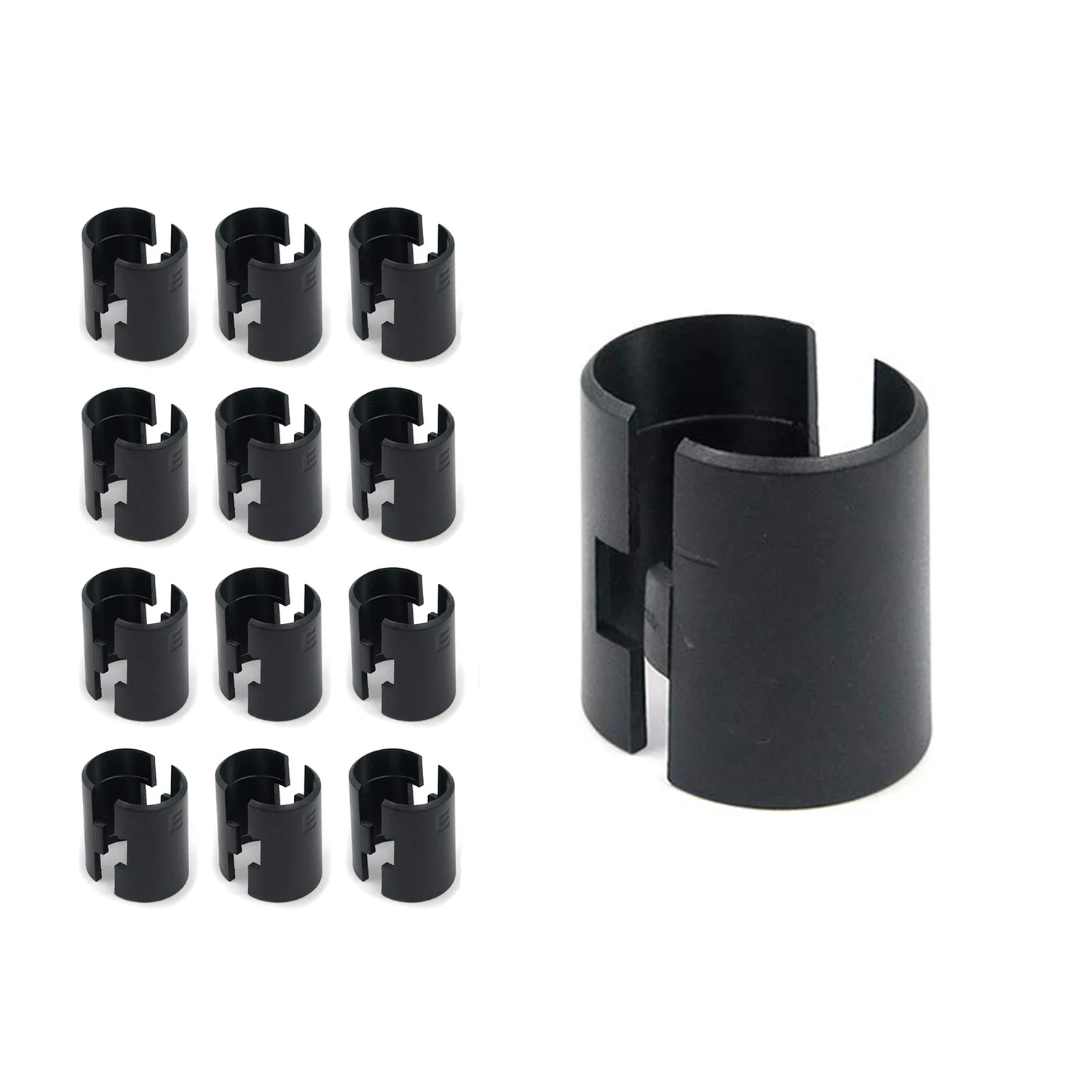 Wire Shelf Clips Wire Shelf Shelf Lock Clips Black Split Sleeve Shelf Metal Rack Locks