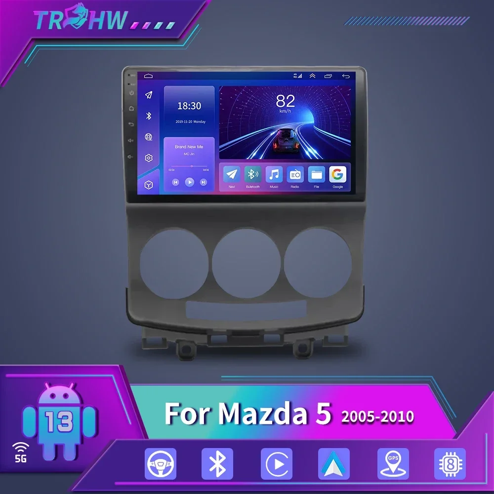 

For MAZDA 5 2 CR 2005-2010 Multimedia old Car Radio Video player Navigation GPS Android 13 RAM 4G+ROM 64G 8+128GB