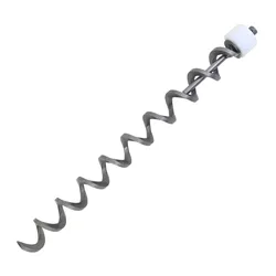 1PC iron Feeding screw length 43cm with bushing for Feeding of outdoor wood pellet oven Igniter auger Short screw accessories